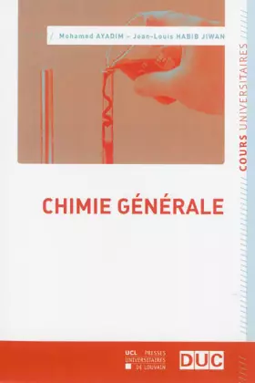 Couverture du produit · Chimie générale