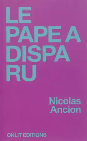 Couverture du produit · Le Pape a Disparu