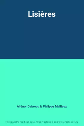 Couverture du produit · Lisières