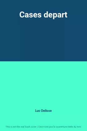 Couverture du produit · Cases depart