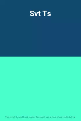 Couverture du produit · Svt Ts