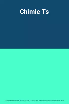 Couverture du produit · Chimie Ts