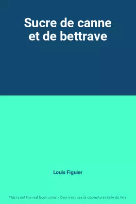 Couverture du produit · Sucre de canne et de bettrave