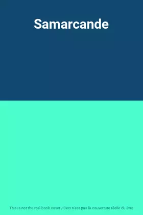 Couverture du produit · Samarcande