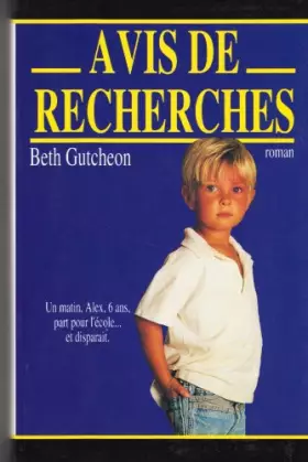 Couverture du produit · Avis de recherches