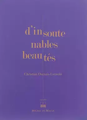 Couverture du produit · D INSOUTENABLES BEAUTES