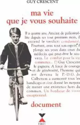 Couverture du produit · Ma vie que je vous souhaite