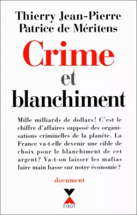 Couverture du produit · Crime et blanchiment