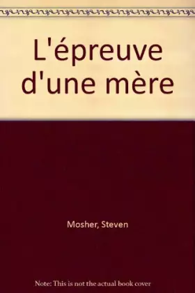 Couverture du produit · L'épreuve d'une mère