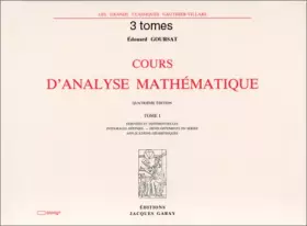 Couverture du produit · Cours d'analyse mathématique