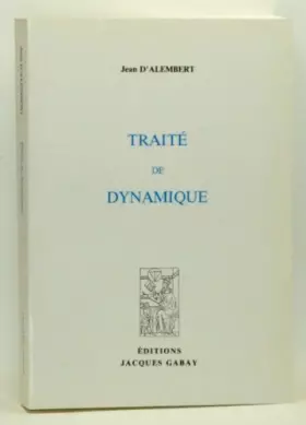 Couverture du produit · Traité de dynamique