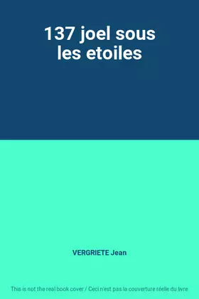 Couverture du produit · 137 joel sous les etoiles