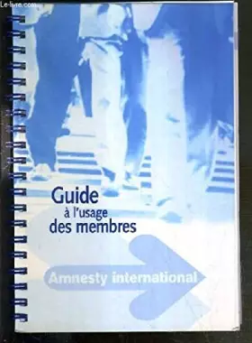 Couverture du produit · Guide à l'usage des membres