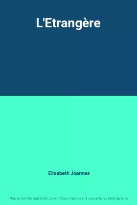 Couverture du produit · L'Etrangère