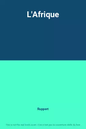 Couverture du produit · L'Afrique