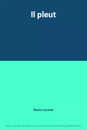 Couverture du produit · Il pleut