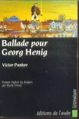 Couverture du produit · Ballade pour Georg Henig