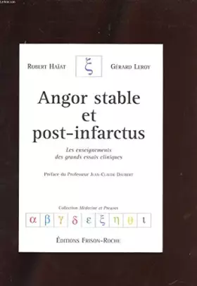 Couverture du produit · Angor Stable Et Post-Infarctus