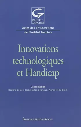 Couverture du produit · Innovations technologiques et handicap