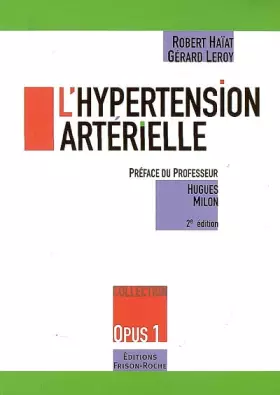 Couverture du produit · L'hypertension artérielle