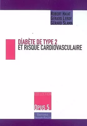 Couverture du produit · Diabète de type 2 et risque cardiovasculaire