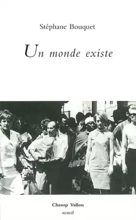Couverture du produit · Un monde existe