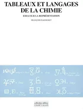 Couverture du produit · Tableaux et langages de la chimie