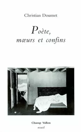 Couverture du produit · Poète, moeurs et confins