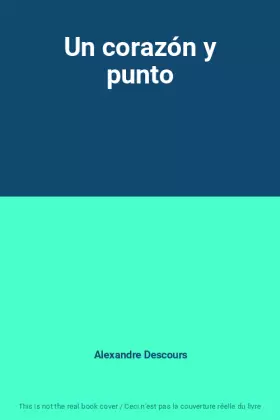 Couverture du produit · Un corazón y punto