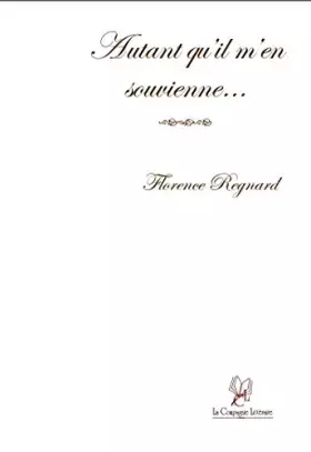 Couverture du produit · Autant qu'il m'en souvienne