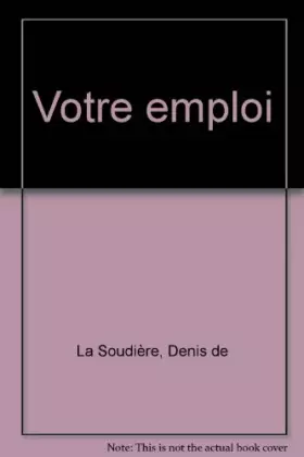 Couverture du produit · Votre emploi