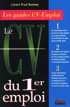 Couverture du produit · Le CV du 1er emploi