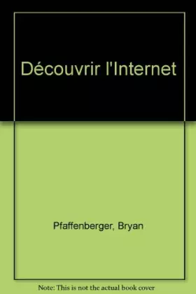 Couverture du produit · Découvrir l'Internet