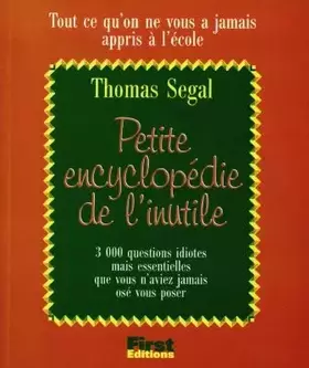 Couverture du produit · Petite encyclopédie de l'Inutile