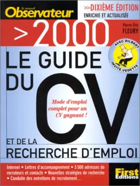 Couverture du produit · Le Guide du CV et de la recherche d'emploi 2000