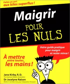 Couverture du produit · Maigrir pour les nuls