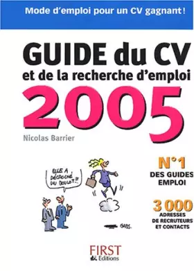 Couverture du produit · Guide du CV et de la recherche d'emploi