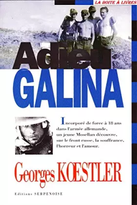 Couverture du produit · Adieu Galina