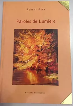 Couverture du produit · Paroles de lumière