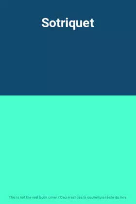 Couverture du produit · Sotriquet