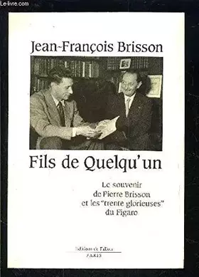 Couverture du produit · Fils de quelqu'un
