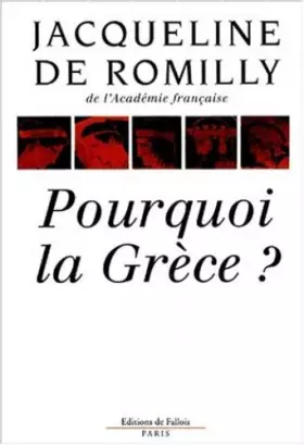 Couverture du produit · Pourquoi la Grèce ?