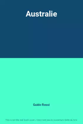 Couverture du produit · Australie