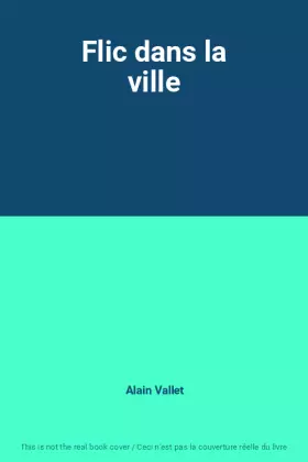 Couverture du produit · Flic dans la ville