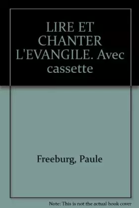 Couverture du produit · Lire et chanter l'evangile
