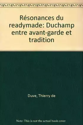 Couverture du produit · Résonances du readymade