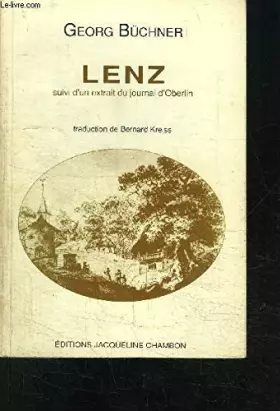 Couverture du produit · Lenz. suivi d'un extrait du journal du pasteur Oberlin