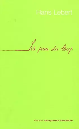 Couverture du produit · La peau du loup