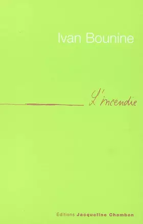 Couverture du produit · L'Incendie