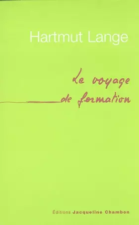 Couverture du produit · Le Voyage de formation